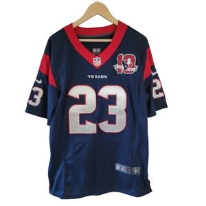 Authentic Nike Premier NFL On Field Jersey Texans Arian Foster Navy Mens Sz 44